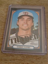#15/50 Terrin Vavra 2021 Heritage Minor League Edition 1972 Traded Black Border