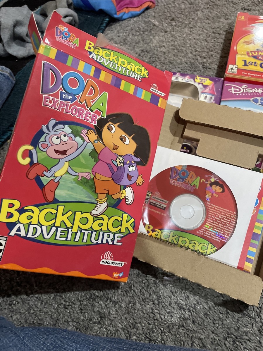 Dora the Explorer Backpack Adventure PC CD ROM B3 Plus 3 Bonus