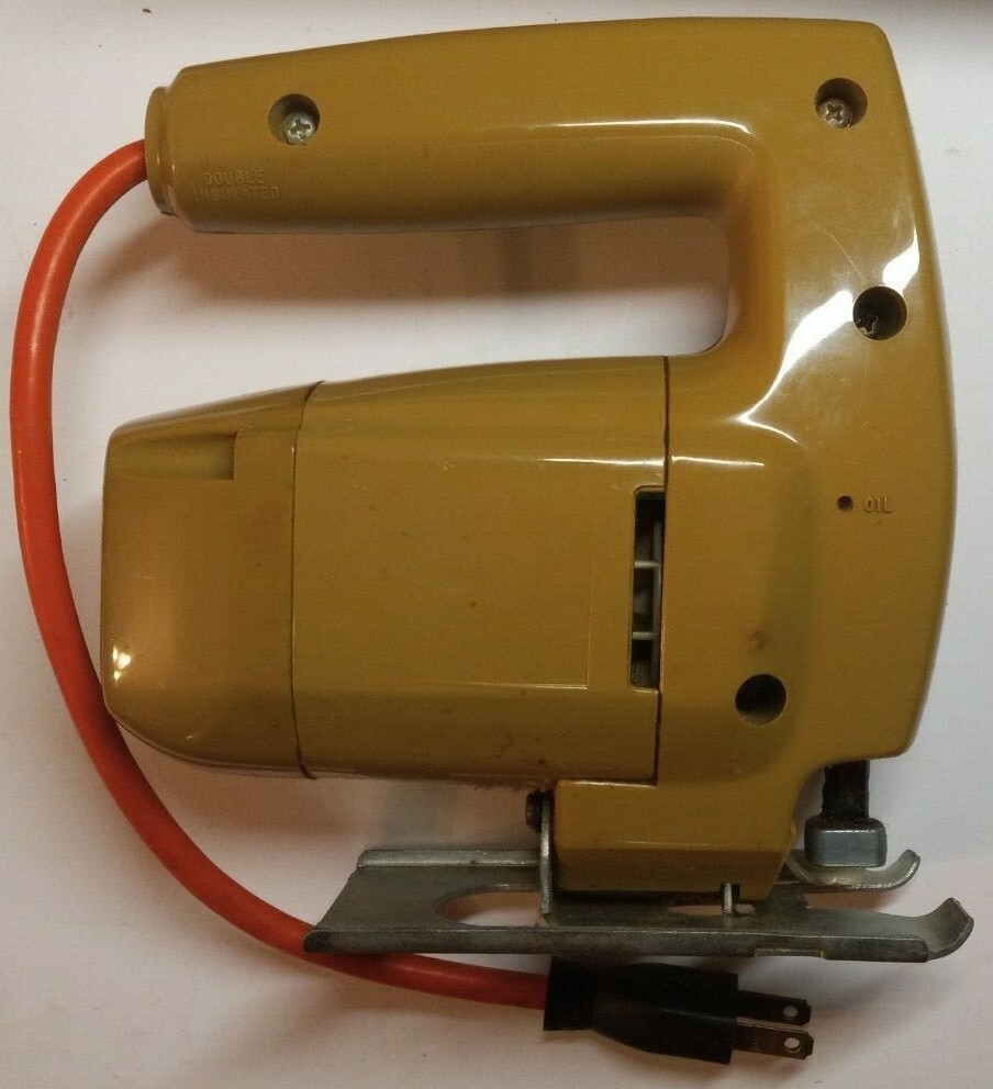 Vintage Black & Decker Utility Jig Saw 1/5 HP Model No. 7504 Type 5