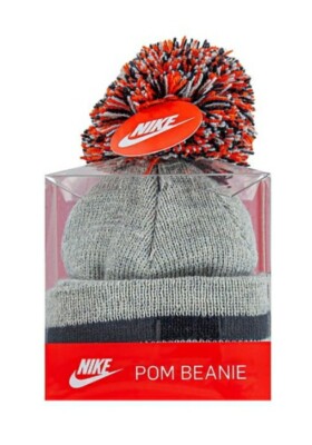 Nike POM BEANIE Gift Box Child/Boys [2-7 years] Dk Grey