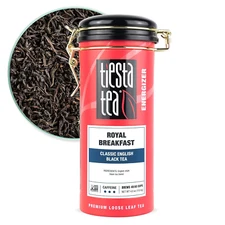 Royal Breakfast English Black Tea | Premium Loose Leaf | 4oz Tin | 50 Cups