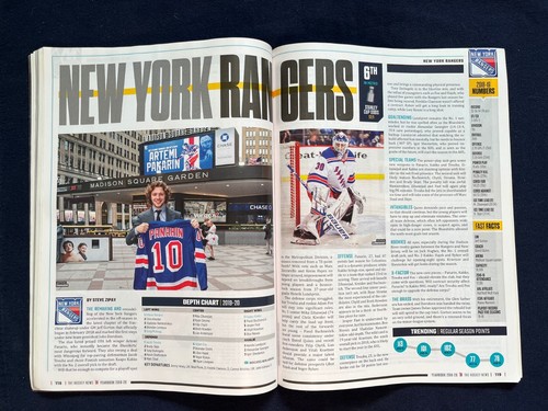 The Hockey News 2019 20 Yearbook, McDavid, Gaudreau, Jack Hughes, Dach, Matthews - Picture 19 of 24