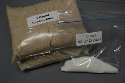 Premium Roach Chow Package (2 lb. Roach Chow+Free 1 oz. Water Crystals)