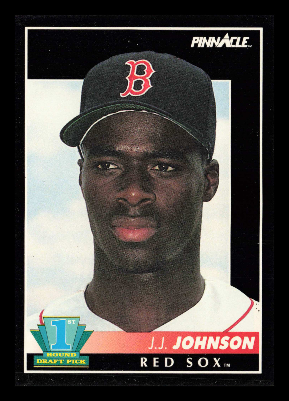 J.J. Johnson #577 1992 Pinnacle Boston Red Sox Baseball
