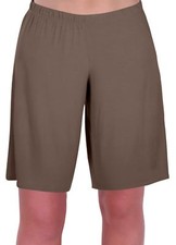 Womens Plus Sizes Jersey Relaxed Comfort Elasticized Flexi Stretch Ladies Shorts