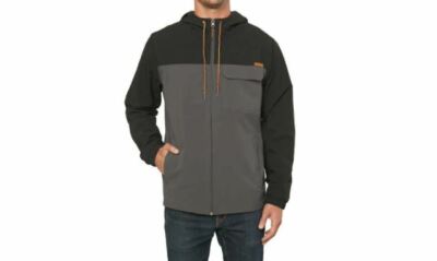 Voyager Men's Windbreaker Jacket, Grey/Black, Green, Select Size