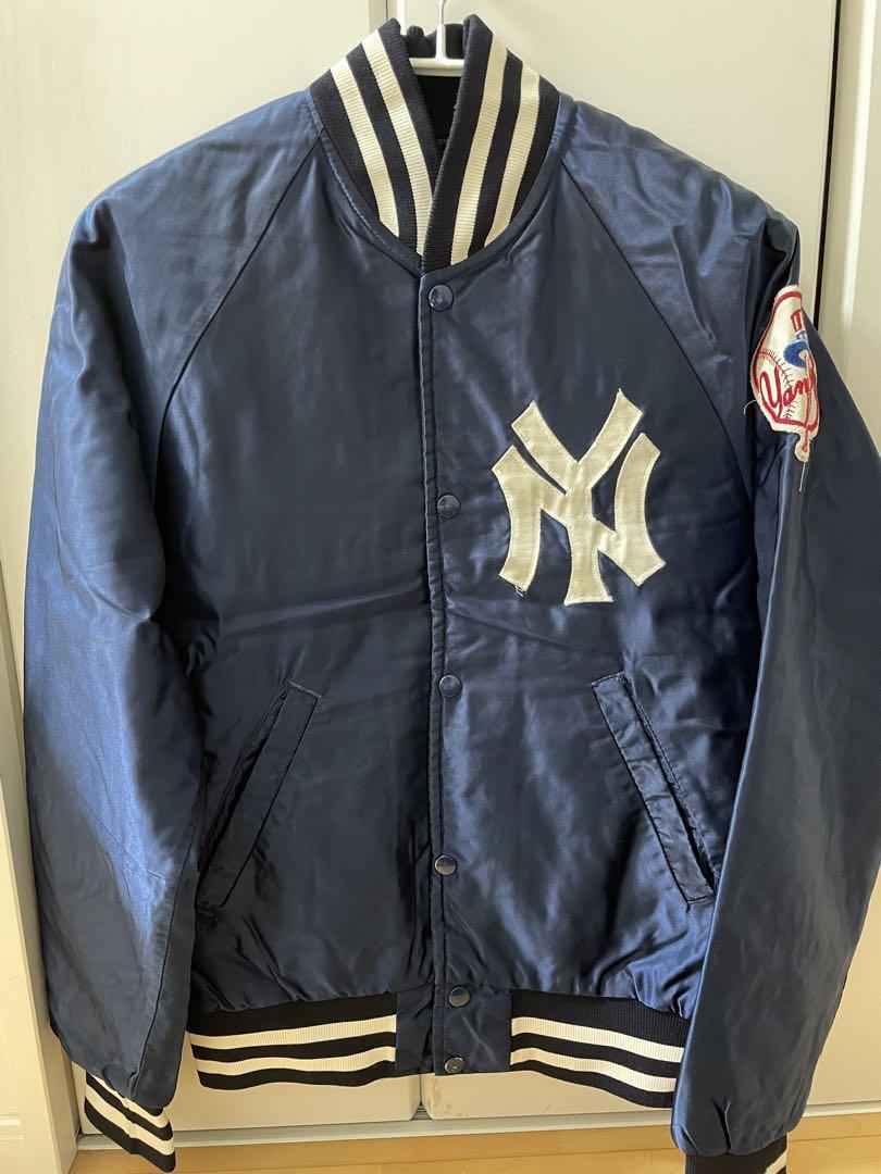 New York Yankees Stadium Jacket Navy NY Logo Stitching New Size M/L