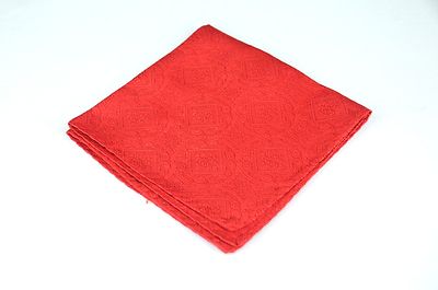 Lord R Colton Masterworks Pocket Square - Bergamo Alta Red Tapestry - $75 New