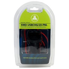JL Audio XMD-USBCHG/2X-PNL Dual USB Charging Port for Panel-Mounting NEW
