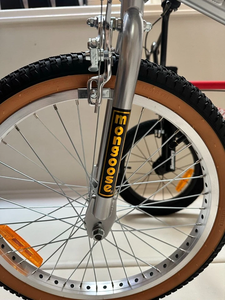 Mongoose Genuine 2022 Pro Class Style 36H Wheels- Satin Finish Silver/Black Tape - image 2 of 4