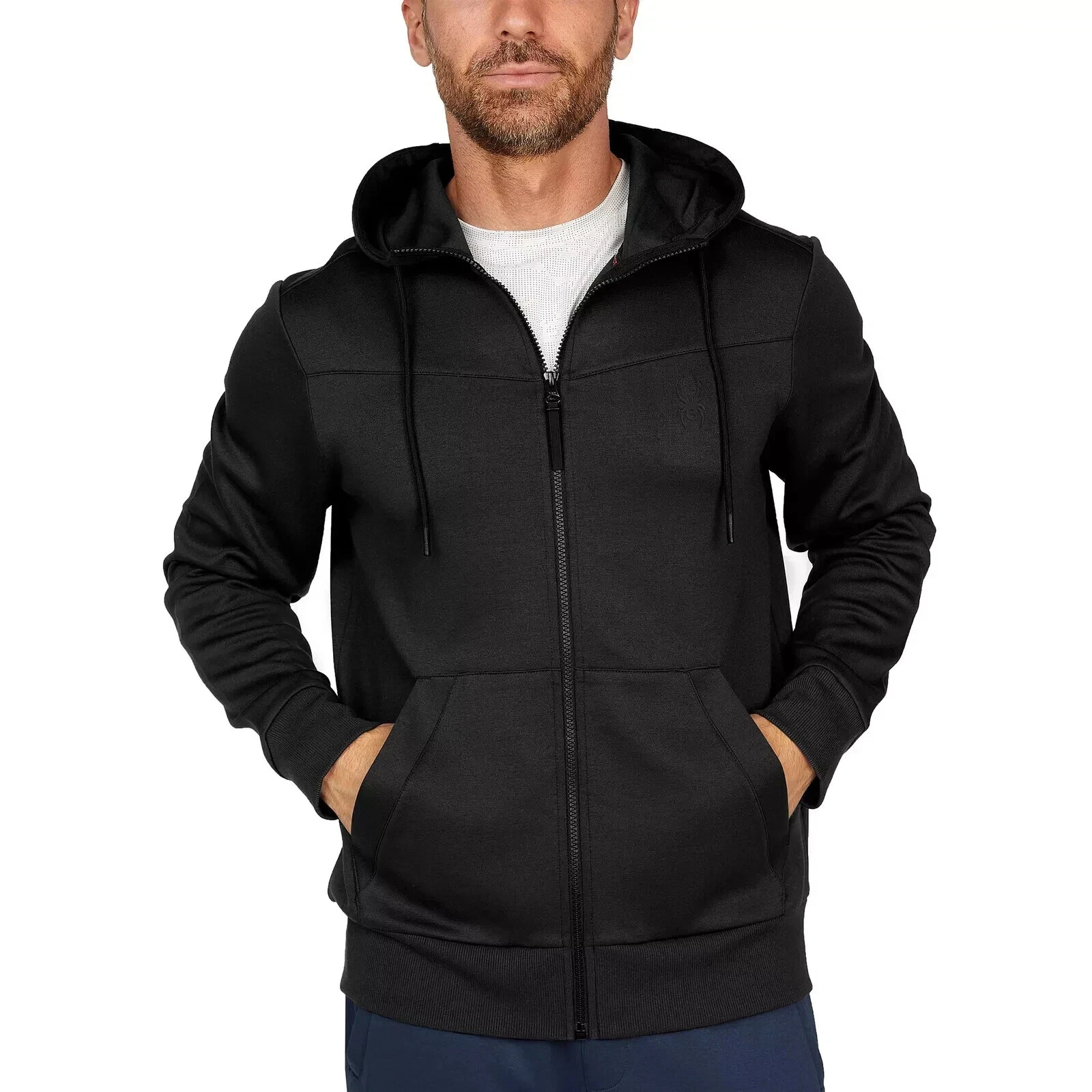 Spyder Active Men's Full Zip Hoodie Jacket M / L / Black / Navy - FREE SHIPPING
Opens in a new windo