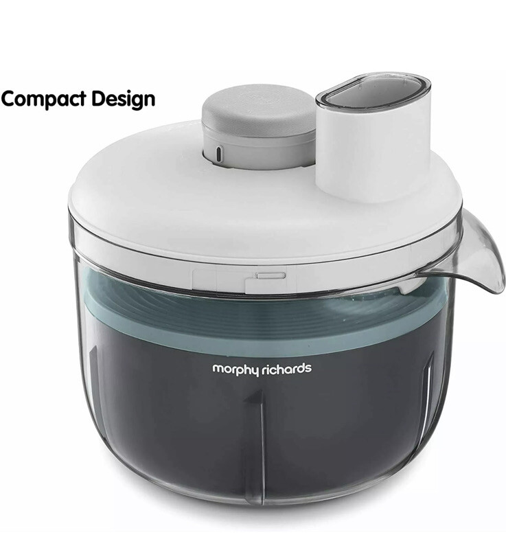 Morphy Richards 401012 PrepStar1.6L Food Processor Mixer Chopper Grater