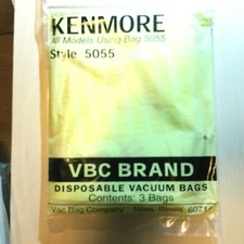 VBC Sears Kenmore Type C Canister Vacuum Bags 5055  3 BAGS IN PACK 