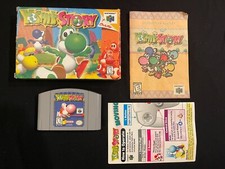 Yoshi's Story (Nintendo 64, 1998) Box Manual Complete CIB N64