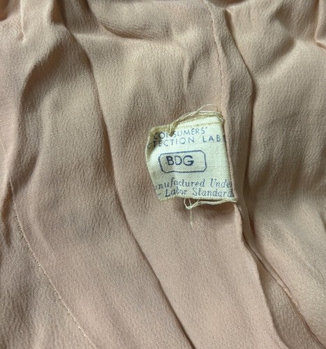 40er Jahre Blazer Damen *XS S tailliertes Sakko pfirsich Wolle gefüttert Union Made True Vintage - Bild 2 von 14