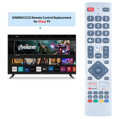SHWRMC0133 Fernbedienung für Sharp Aquos Ultra HD TV 40BL2EA 40BL3EA 50BL2EA