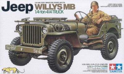 Tamiya 35219 Jeep Willys MB - 1/4-ton 4x4 Truck - 1:35