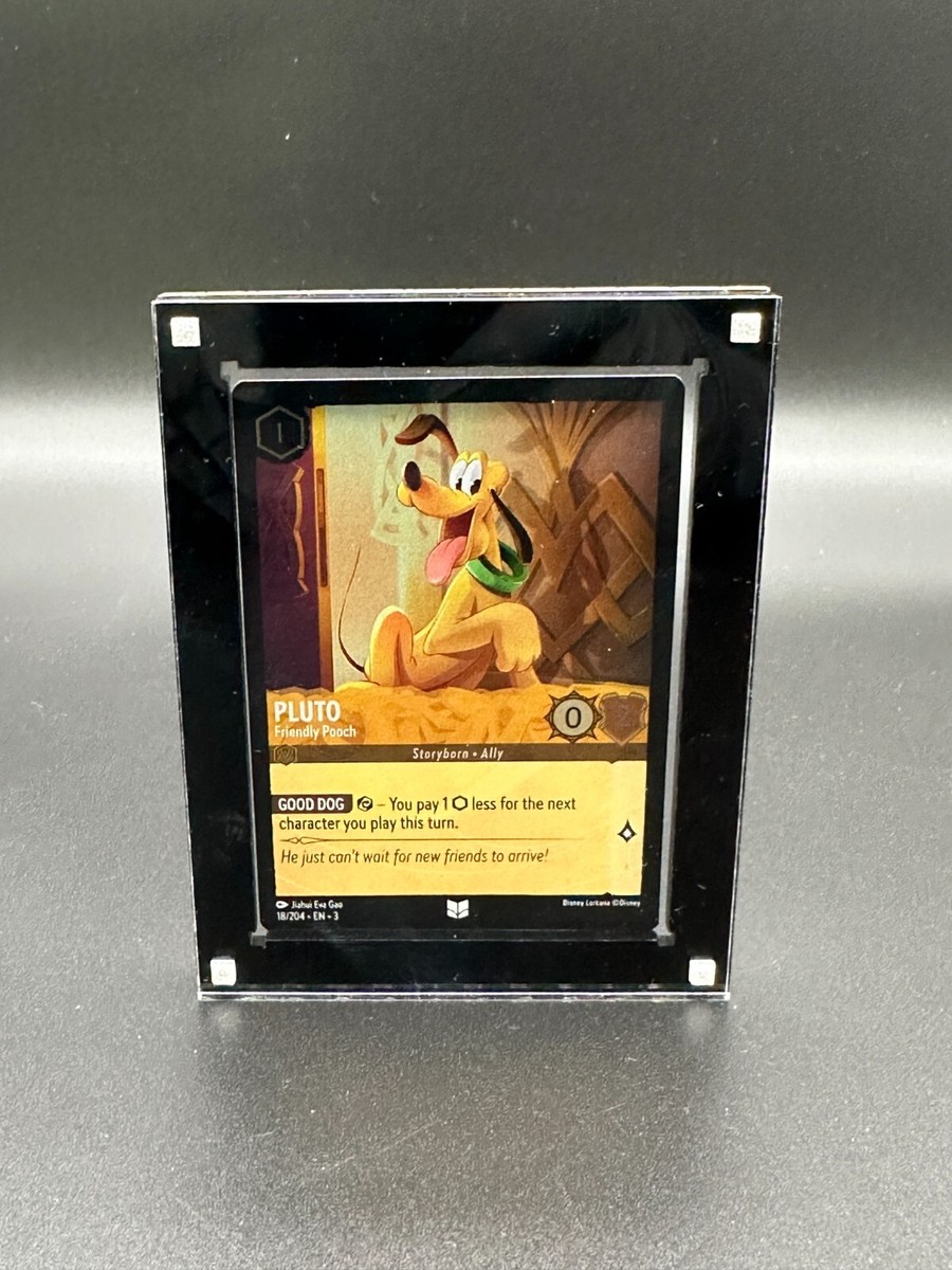 Disney Lorcana Magnetic Card Wall Display Case Enchanted Legendary