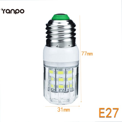 E27 E12 E26 E14 G9 LED Corn Light Bulbs 7W 5730 SMD 27LED Lamp 12V 24V 110V 220V - Picture 15 of 19