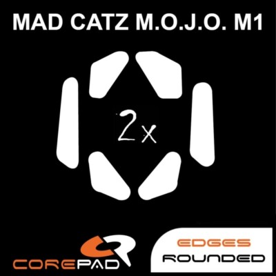 Corepad Skatez MAD CATZ M.O.J.O. M1 Ersatz Mausfüße Mausgleiter PTFE Teflon