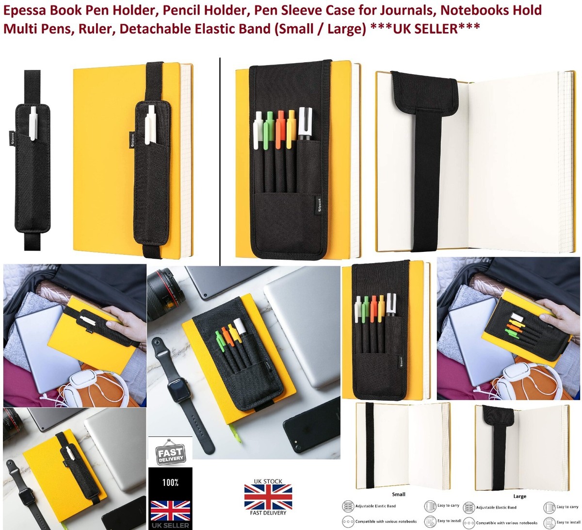 Book Pen Holder Pencil Holder Pen Sleeve Case for Journals Notebooks Hold  Mul