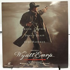 Wyatt Earp Widescreen Edition Laserdisc Costner Quaid Hackman