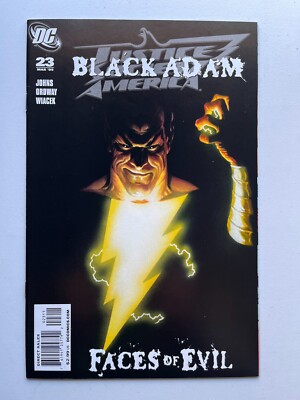 JUSTICE SOCIETY OF AMERICA #23 ALEX ROSS BLACK ADAM FACES OF EVIL (DC 2009) 9.0