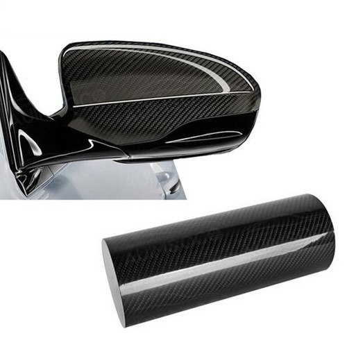 7D Glossy Carbon Fiber Vinyl Film Car Interior Wrap Stickers Auto Accessories AA - Picture 16 of 24