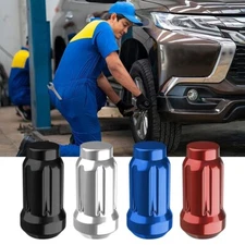 Hunting Horse 20 1/2x20 Spline Lug Nuts 1.38" Tall Conical Seat Closed End w/Key