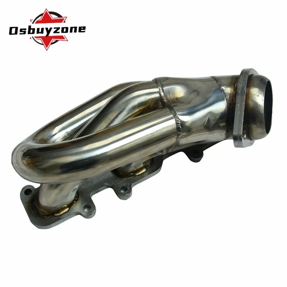 Par de cabezales de escape cortos de acero inoxidable aptos para Ford Mustang 2011-2017 3,7 L V6 Foto 3 de 4