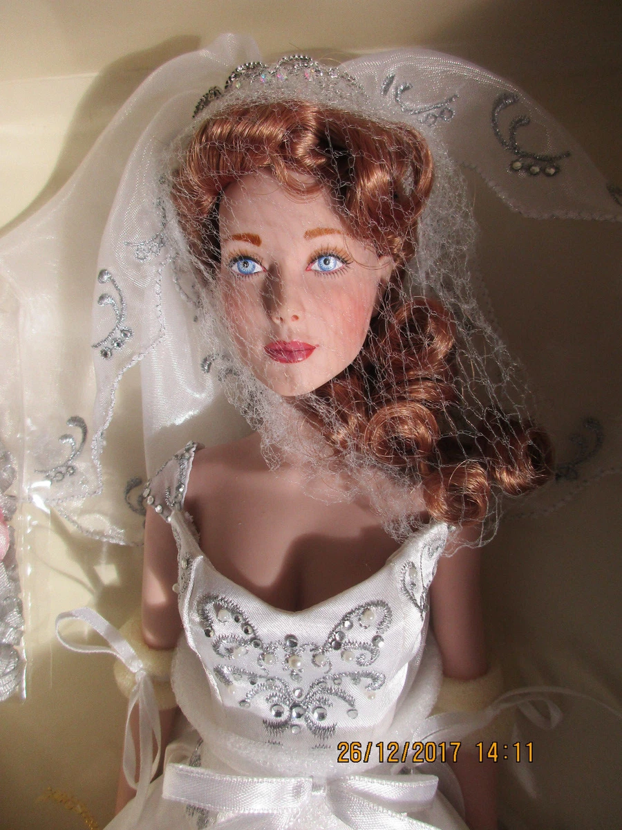 Franklin Mint:"Stasya-Pearl of the Romanovs" Bride Doll,NRFB! Ähnl.Tonner Doll!