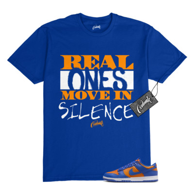 Dunk Knicks Team Royal Blue Orange Low Bright Ceramic T Shirt to Match R1