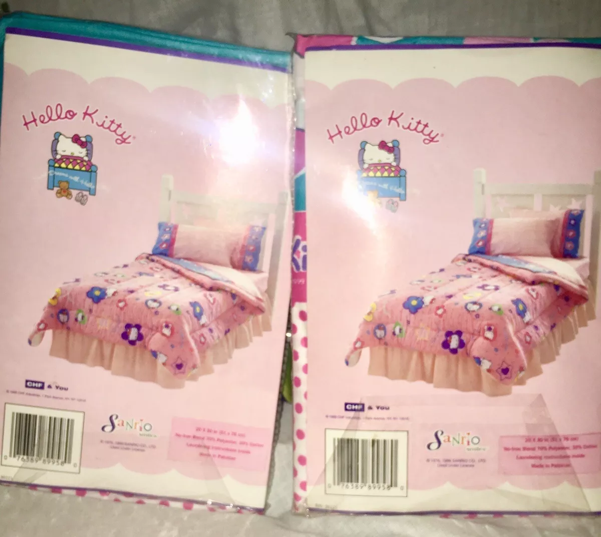 Sanrio Hello Kitty Bedding Set Vintage RARE Product Line 1990 s