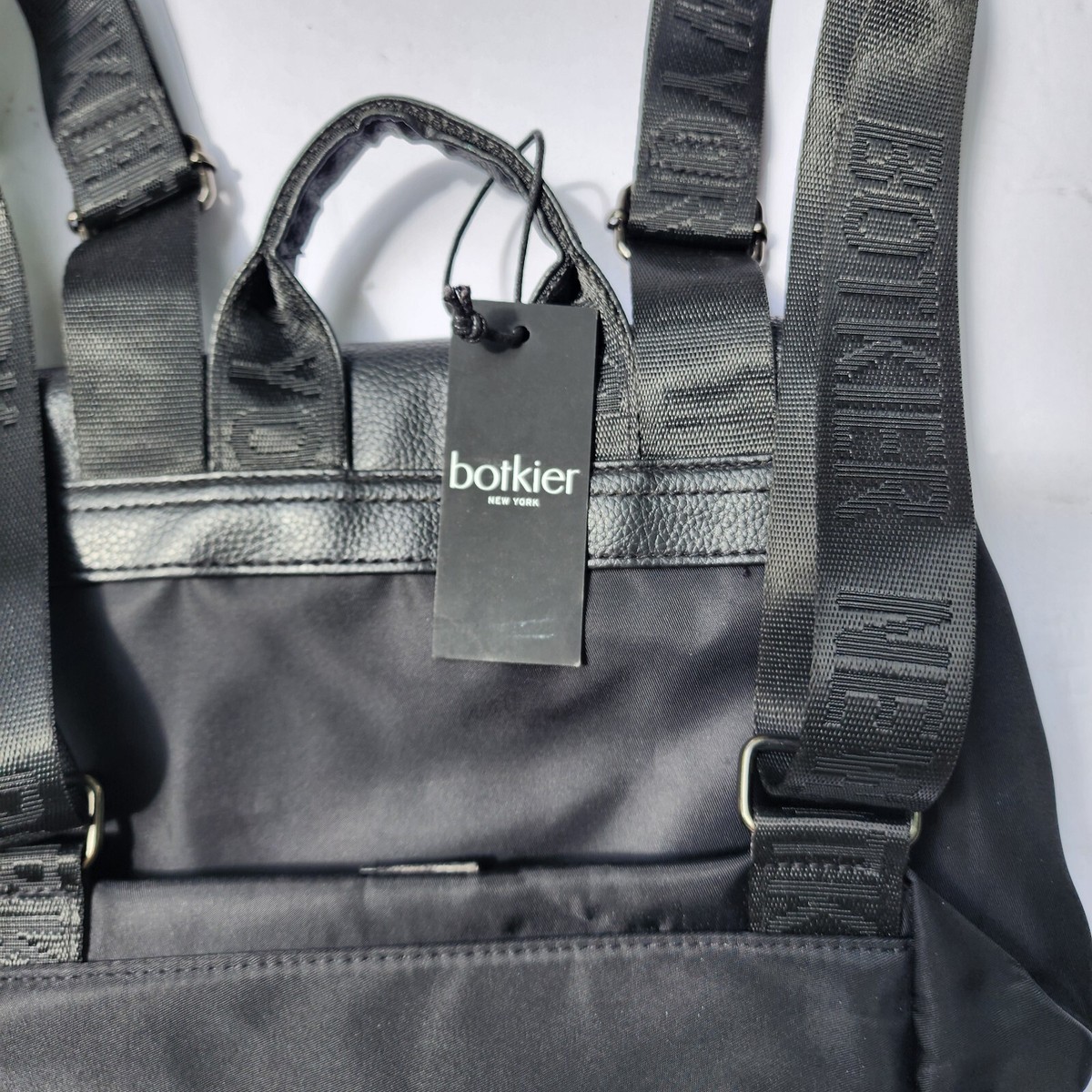 ?NEW?BOTKIER NY?Black Purse/Backpack? Botkier Noho Leather Backpack Black main image 2