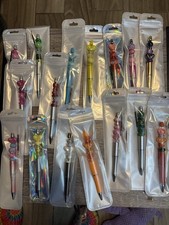 Handcrafted Beaded Ballpoint Pens  Badge Reels Assorted Colors
