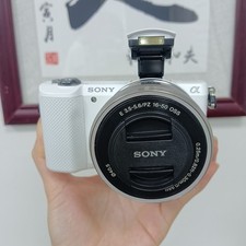 Sony Alpha a5000 20.1MP Mirrorless Digital Camera With 16-50mm Lens White