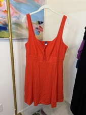 Old Navy Women's Dress Size Large Linen NWT