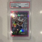 Topps 2024 Chrome Rookies Drake Maye #203 Pink Refractor Rookie PSA 10 Football