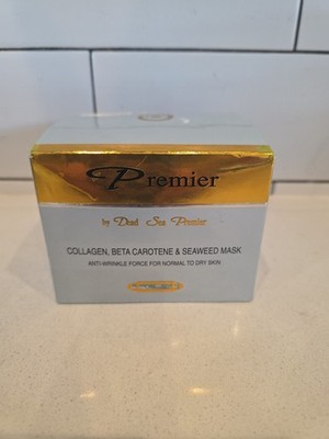 PREMIER by DEAD SEA Collagen,Beta Carotene & Seaweed Mask NEW IN BOX