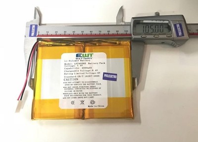 PRO ELECTRO Tablet Akku Batterie Für Tablette LP745585 7.4V 4000mAh 105mm x 85mm