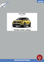 VW T-Roc (17>) Reparaturanleitung Fahrwerk Achsen Lenkung PDF