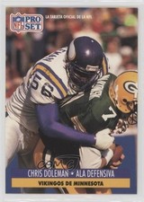 1991 Pro Set Spanish Chris Doleman #138 HOF 0il7