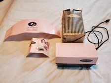 Juego de vapor Popeil 1967 vintage peluquería personal rizadores calientes probado funciona