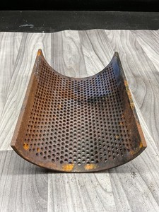 1/4" Thick Perforated Steel Plate Granulator Screen 1/4" Holes #4014B95PR3SI