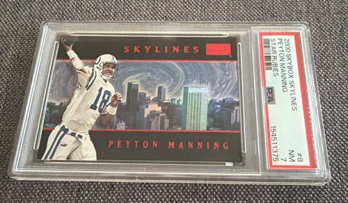 2000 Skybox -Skylines Peyton Manning Star Rubies 29/50 🔥PSA 7🔥Pop 1🔥No Higher