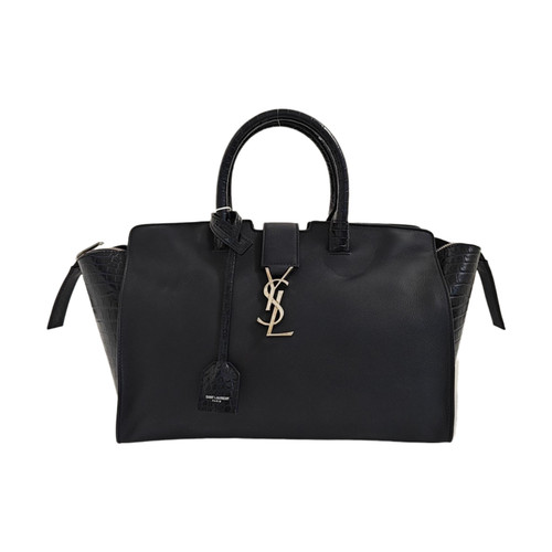 【Authentic】 Yves Saint Laurent Blue Leather Handbags (DDP)