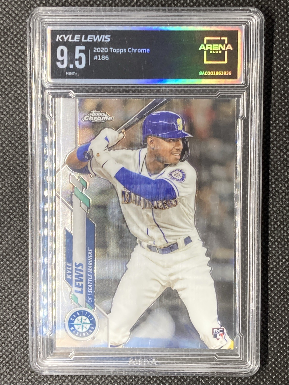2020 Topps Chrome - Kyle Lewis #186 White Jersey (RC)