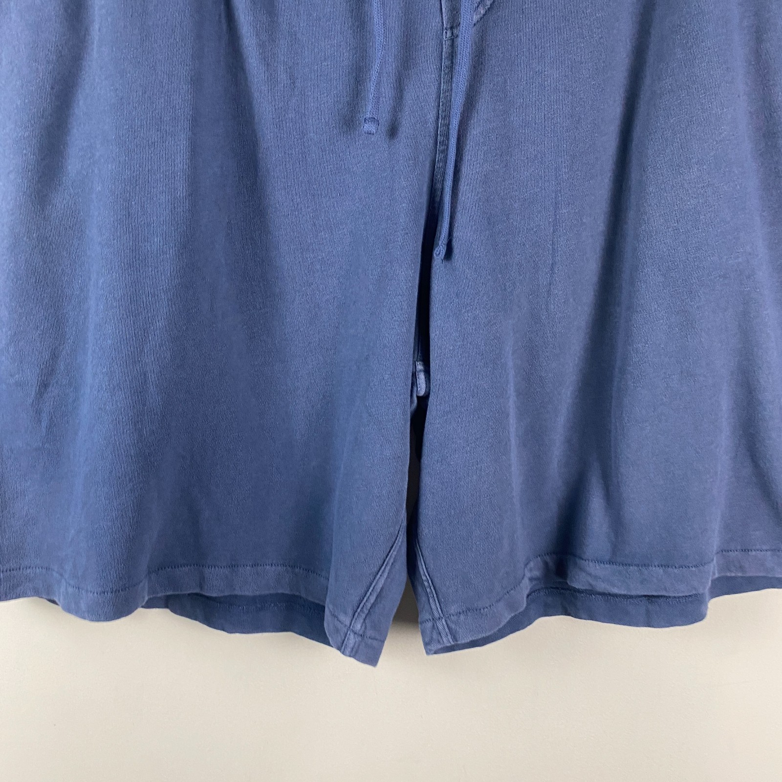 Polo Ralph Lauren pantaloncino felpato uomo 5XB blu pony tasche coulisse