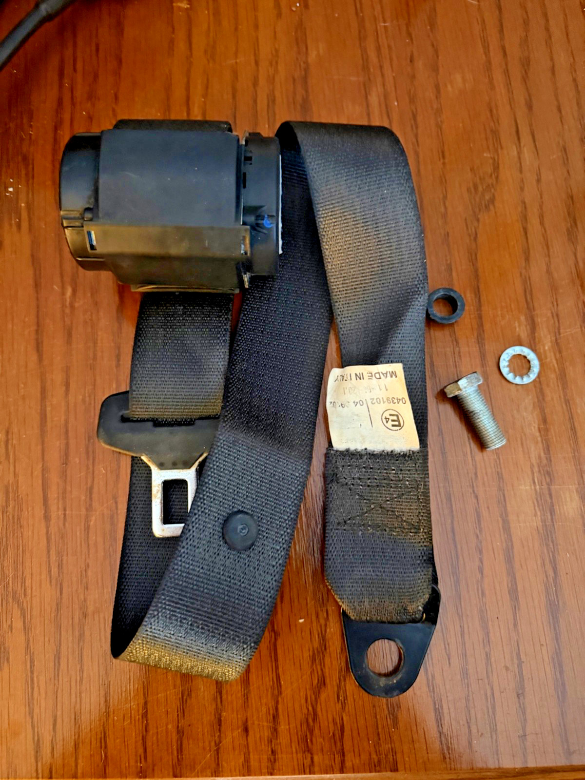 Seat Belt Fiat 850 Dino Coupe 124 Alfa Romeo Spider Maserati Lamborghini Italian