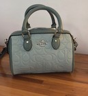 Sac Satchel Rowan en toile signature/ sac coach